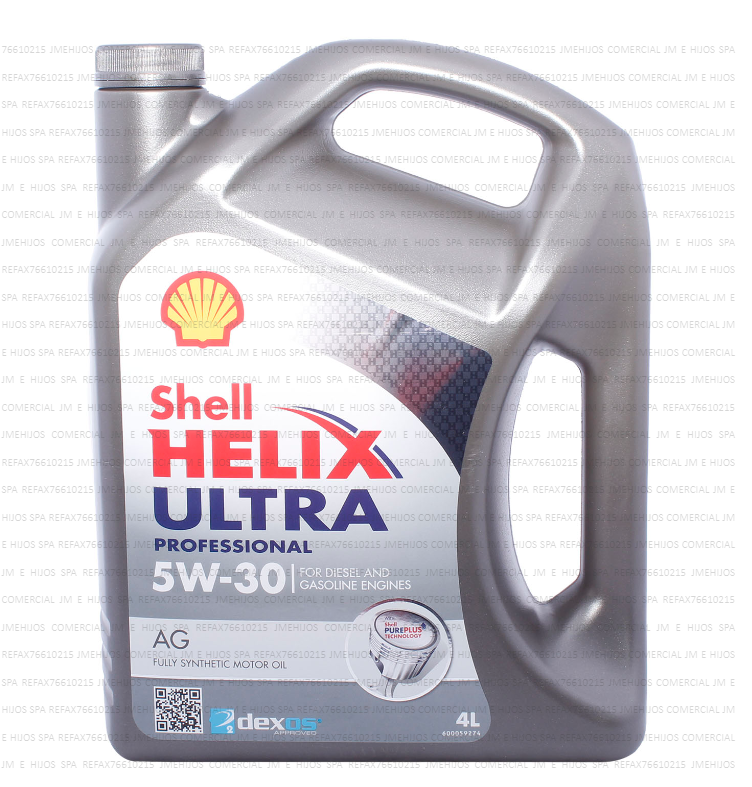 ACEITE 5W30 SHELL HELIX ULTRA PROFESIONAL AG SNGASOLINA/DIESEL / DPF 4LTS.