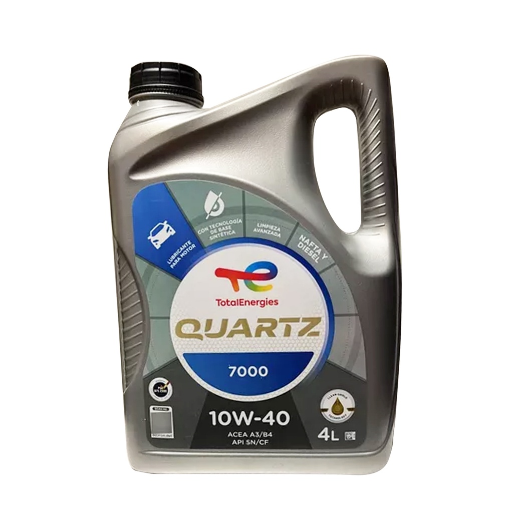 ACEITE 10W40 4LT. TOTAL QUARTZ 7000 S/N 3B4L