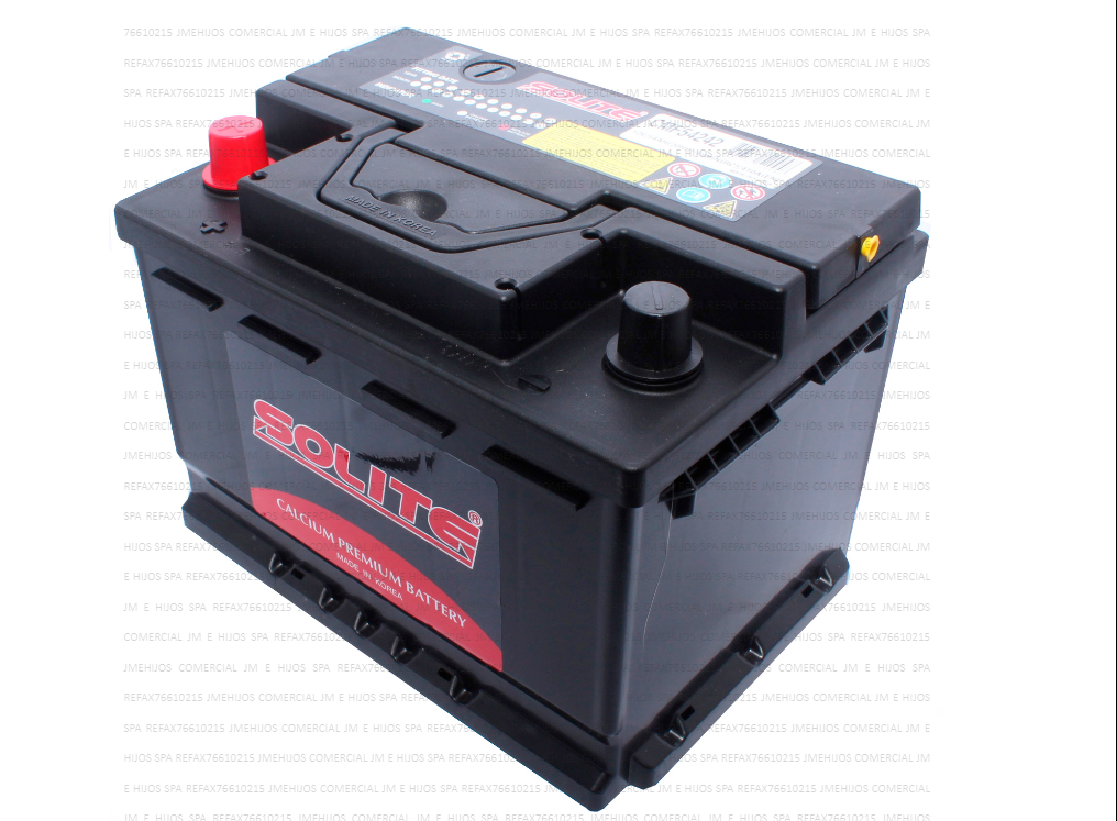 BATERIA 54AH 54242 55E CCA410 [+-] BORDE ESTANDAR CON PEST.  L242 - AN174 SOLITE